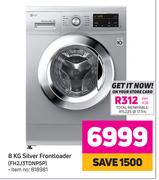 LG 8Kg Silver Front Loader FH2J3TDNP5P