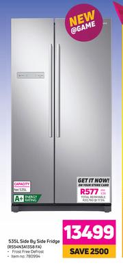 Samsung 535l side by side fridge rs54n3a13s8 fa discount