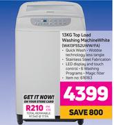 Samsung 13Kg Top Load Washing Machine White WA13F5S2UWW/FA