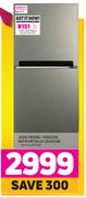 Defy D200 Fridge/Freezer Satin Metallic DAD239