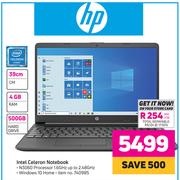 HP Intel Celeron Notebook