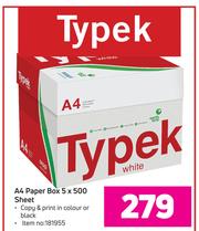 Special Typek A4 Paper Box 5 x 500 Sheet m.guzzle .za