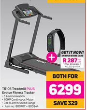 Special Trojan TR105 Treadmill Plus Evolve Fitness Tracker For