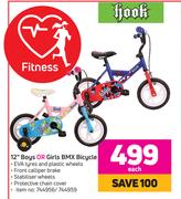 Hook 12" Boys Or Girls BMX Bicycle-Each