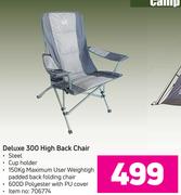 Campmaster Deluxe 300 High Back Chair