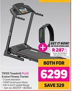 Trojan TR105 Treadmill Plus Evolve Fitness Tracker-For Both