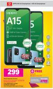 2 x Oppo A15 4G Smartphone-On Smart Top Up XS+ + On Promo 65