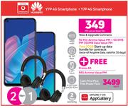 2 x Huawei Y7P 4G Smartphone-On Smart XS+ + On Promo 65