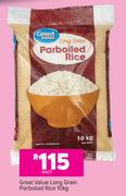 Great Value Long Grain Parboiled Rice-10kg 