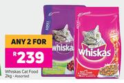 Whiskas Cat Food Assorted-For Any 2 x 2Kg