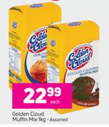 Golden Cloud Muffin Mix Assorted-1kg Each