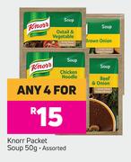 Knorr Packet Soup Assorted-For Any 4x50g