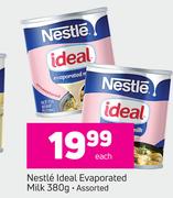 Nestle Ideal Evaporated Milk Assorted-380g Each