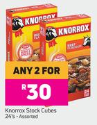 Knorrox Stock Cubes Assorted-For Any 2 x 24's Pack