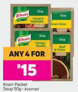 Knorr Packet Soup Assorted-For Any 4 x 50g