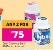 Orbit  Chewing Gum Assorted-For Any 2 x 46 Piece