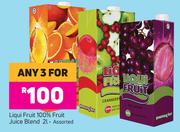 Liqui Fruit 100% Fruit Juice Blend Assorted-For Any 3 x 2Ltr