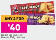 Bakers Eet-Sum-Mor Biscuits Assorted-For Any 2 x 200g