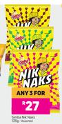 Simba Nik Naks Assorted-For Any 3 x 135g