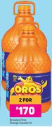 Brookes Oros Orange Squash-For 2 x 5Ltr