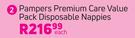 Pampers Premium Care Value Pack Disposable Nappies-Each