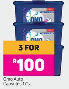 Omo Auto Capsules-For 3 x 17's