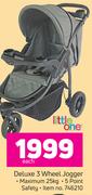 Little One Deluxe 3 Wheel Jogger-Each
