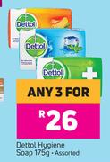 Dettol Hygiene Soap Assorted-For Any 3 x 175g 
