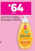 Johnson's Baby Shampoo-750ml Each