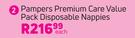 Pampers Premium Care Value Pack Disposable Nappies-Each