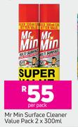 2Mr Min Surface Cleaner Value Pack-2 x 300ml Per pack