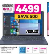 Asus Intel Celeron Notebook 