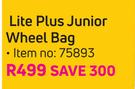 Kookaburra Lite Plus Junior Wheel Bag