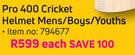 Kookaburra Pro 400 Cricket Helmet Mens/ Boys/ Youths-Each