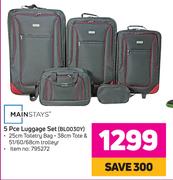 Mainstays 5 Pce Luggage Set BL0030Y