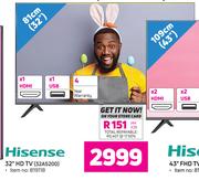 Hisense 32" HD TV 32A5200