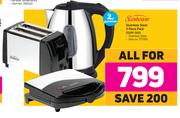 Sunbeam Stainless Steel 3 Piece Pack SSSP-300-For All