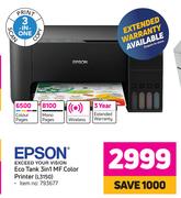 Epson Eco Tank 3 In 1 MF Color Printer L3150