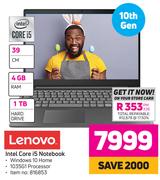 Lenovo Intel Core i5 Notebook