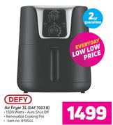 Defy Air Fryer 3L DAF 7003 B