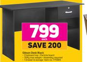 Gibson Desk (Black)-Each