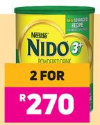 Nestle Nido 3+ Growing Up Milk-For 2 x 900g