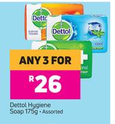 Dettol Hygiene Soap Assorted-For Any 3 x 175g