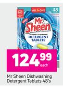 Mr Sheen Dishwashing Detergent Tablets 48's-Each