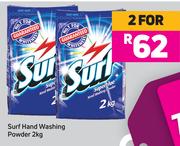 Surf Hand Washing Powder-For 2 x 2Kg