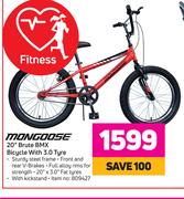 Mongoose 20" Brute BMX Bicycle With 3.0 Tyre