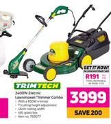 Trim Tech 2400W Electric Lawnmower/ Trimmer Combo