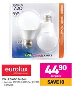 Lumens 9W LED A60 Globes-Per Pack