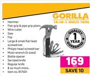 Gorilla 18-In-1 Multi Tool