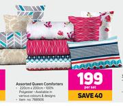 Assorted Queen Comforters-Per Set